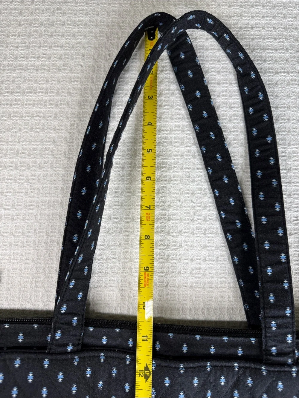 Vera Bradley Metropolitan travel laptop bag in Alpine Black pattern